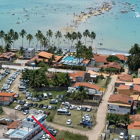 Flats Mar'Bella: Beachfront Apartments with Balconies and Parking Maragogi Exterior photo