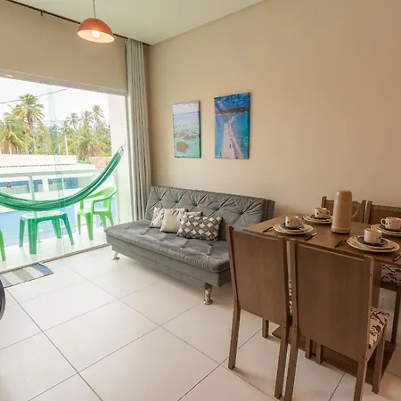 Flats Mar'Bella: Beachfront Apartments with Balconies and Parking Maragogi Exterior photo