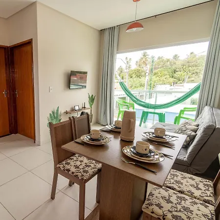 Flats Mar'Bella: Beachfront Apartments with Balconies and Parking Maragogi Exterior photo